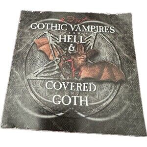 Gothic Vampires From Hell Covered In Goth 2001 CD Insert Only Goth Compilation